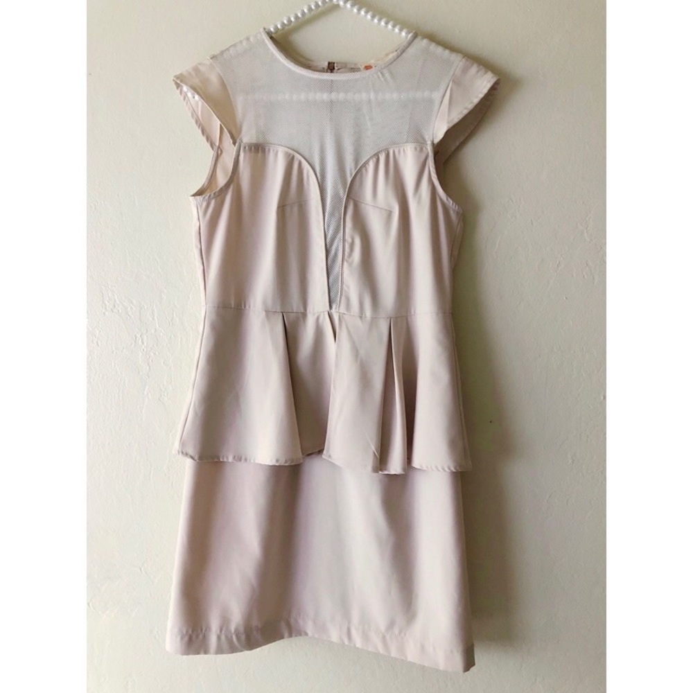 L’ATISTE by AMY Sheer Mesh Yoke Dress | Sz M